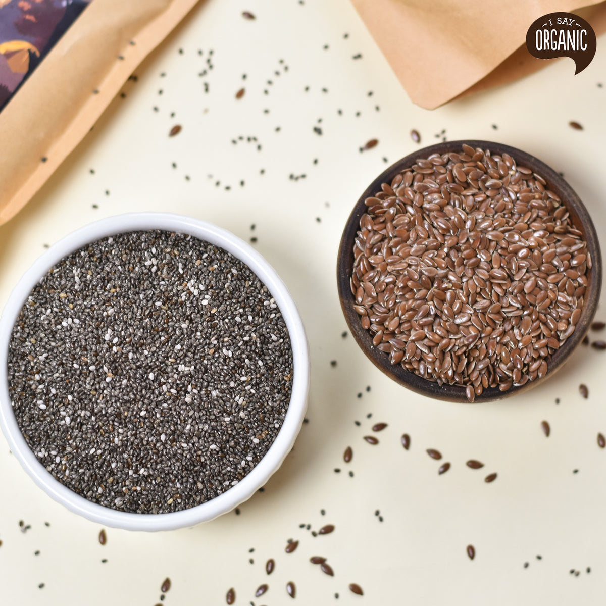 Healthy Recipes for You using Healthy Chia Seeds & Flax Seeds I Say
