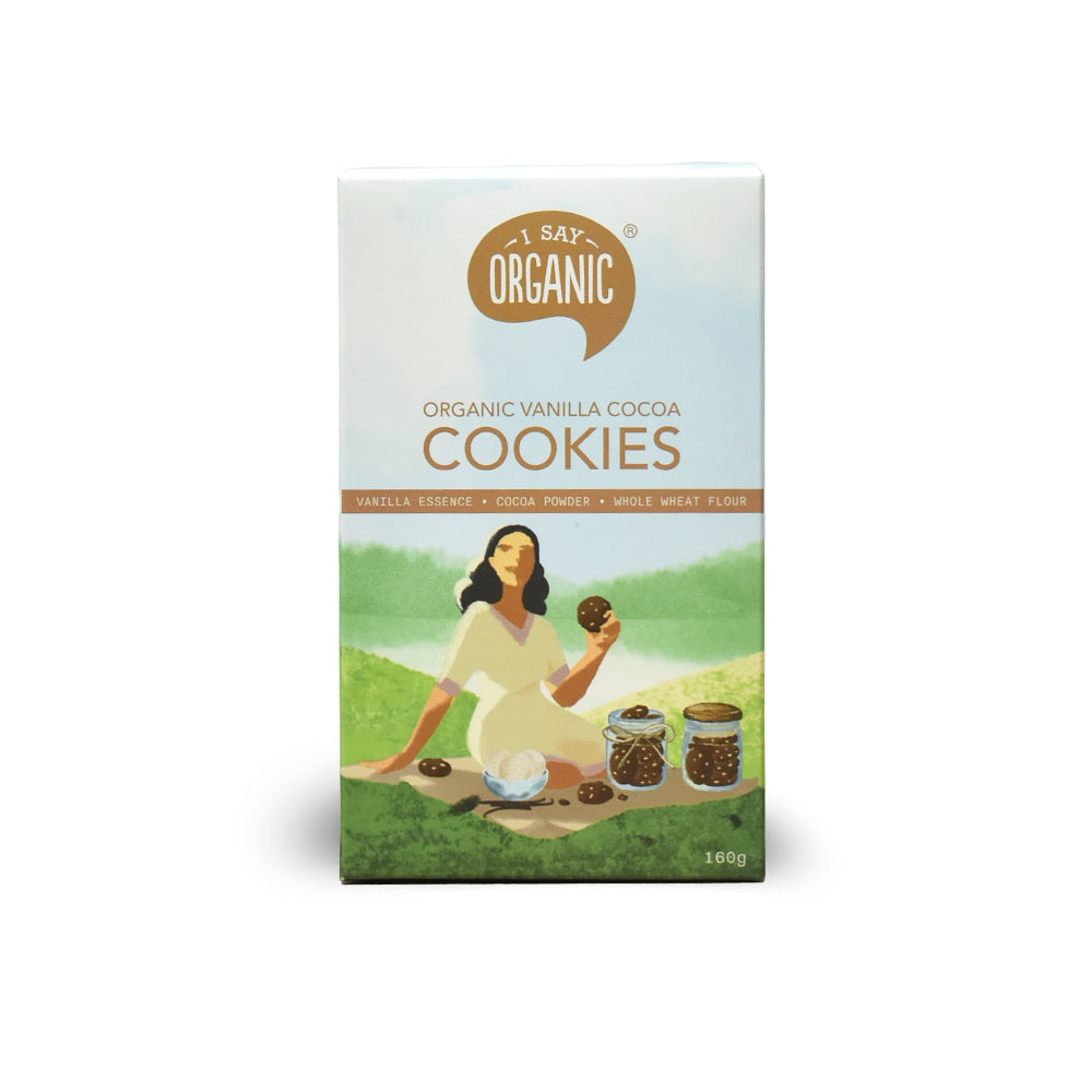 Organic Vanilla Cocoa Cookies