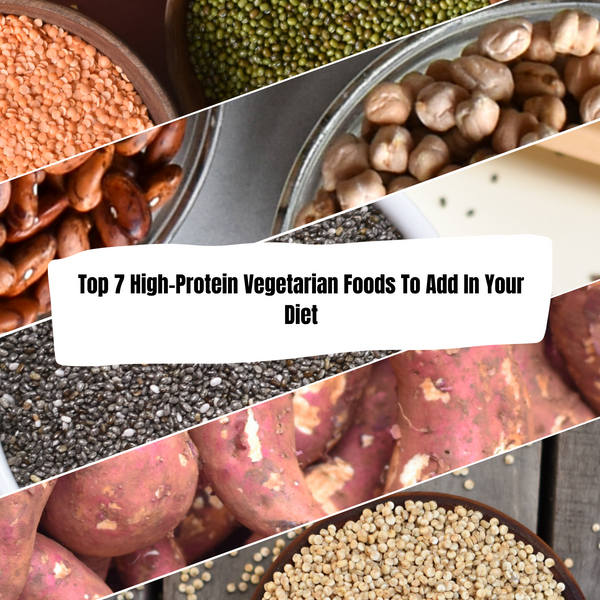 High protein foods store for vegetarians