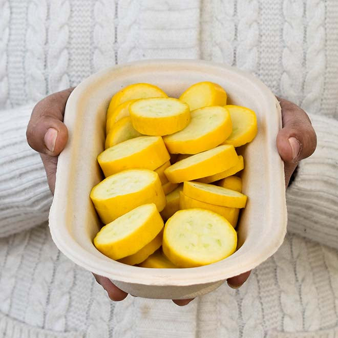 Organic Zucchini - Yellow (Sliced)