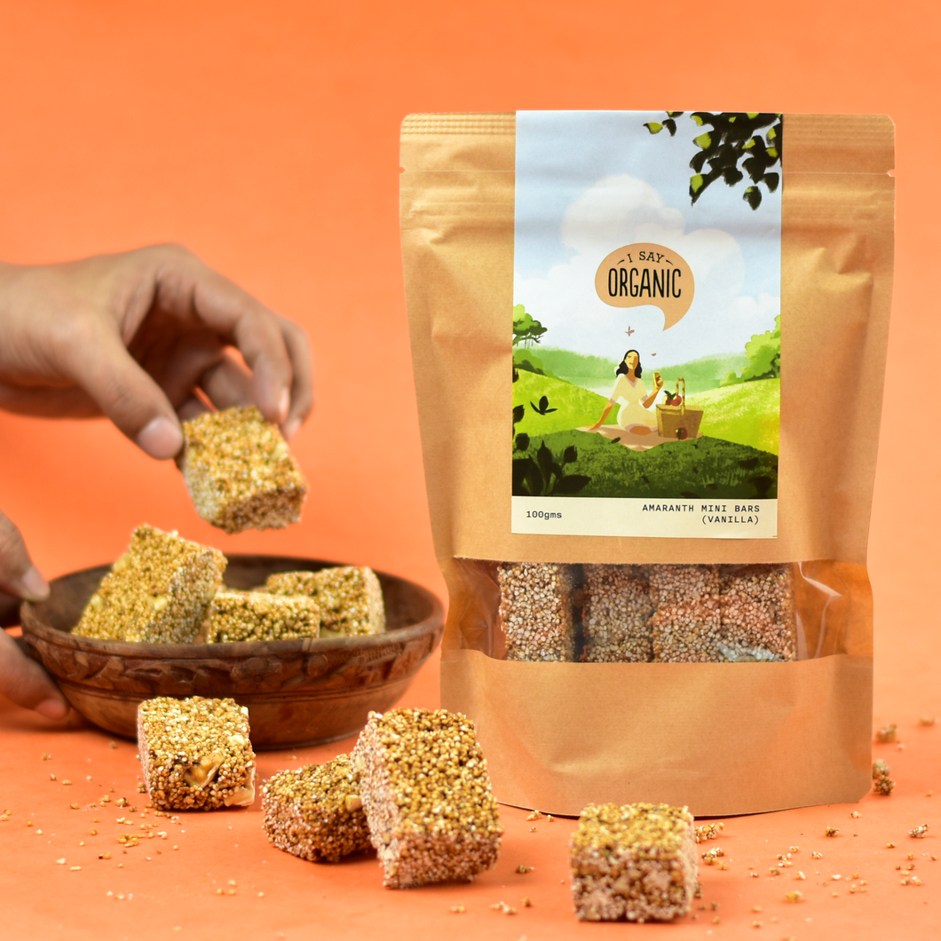 Amaranth mini bars - Vanilla